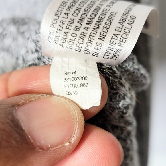 Wild Fable Women's Gray Marled Cropped Sweater Size Small - Picture 6 of 9